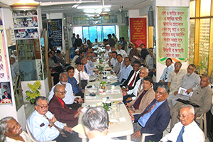A glimpse of Seminar on `The Role of Private Universities in Higher Education of Bangladesh’ organized by The University Campus. Founder, Chairman, VC and Govt. Officials from different universities are present at the seminar. (2006)