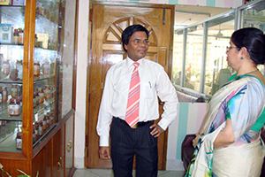 Dr. M Helal is showing Campus movement for raising awareness on Herbal Food to Advisor of former Caretaker Government Mrs. Rasheda K Chowdhury (2011)